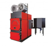 Chauffage d'atelier à copeaux de bois