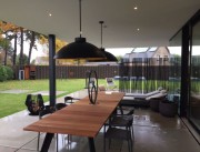 Chauffage extérieur dôme suspendu