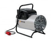 Chauffage d'atelier électrique inox portable à air pulsé - Master gamme D - 3 à 22 kW - Débit : 350 à 3050 m³/h - IPX4