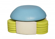 Pouf modulable maternelle DOUM’ DOUM – Ø.730 mm x H.460 mm - Structure en mousse de polyuréthane
