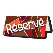 Chevalet de table sur PVC Cristal