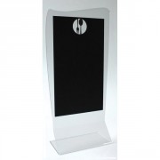 Chevalet de table transparent