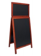 Chevalet de trottoir ardoise en bois