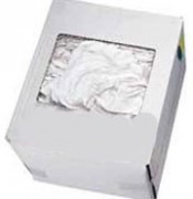 Chiffon essuyage industriel en drap blanc coton