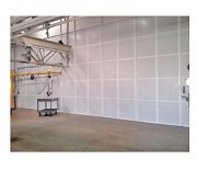 Cloison acier absorbante