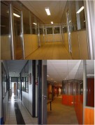 Cloison amovible simple ou double vitrage