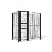 Cloison de protection grillagée pour machine - Dim. L200 à 1500 x H960 à 1900 mm