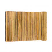 Clôture bambou thermo-traité naturel