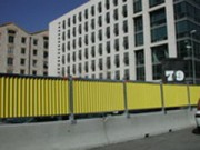 Clôture bardée sur GBA - 2 x 1 m