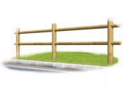 Clôture bois autoclave