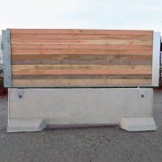 Clôture de chantier en bois - 3 x 2 m