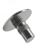 Clous podotactiles en inox ou aluminium - Dim. Ø25 x 5 mm - À sceller ou à coller