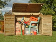 Coffre de jardin en bois