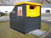 Collecteur d'huile usagée - Capacité totale : 3000 l - Volume bidon vide : 1200 l