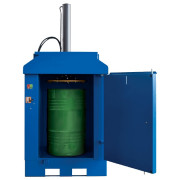 Compacteur de fûts jusqu'à 220 L - Force compactage 24 t - Cycle 57 sec.