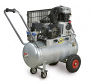 Compresseur d'air bicylindre - 50 L - 400 l/min - 10 bar