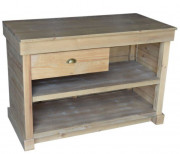 Comptoir Biofleg avec tiroir - Comptoir accueil en bois  avec tiroir