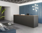 Comptoir d'accueil avec revêtement mélaminé