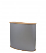 Comptoir ovale pour salon - Format :  1850 × 900 mm