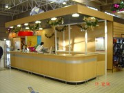 Conception et réalisation comptoir d'accueil