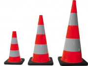 Cône de signalisation PVC - 500 à 1000 mm