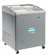 Congélateur couvercle bombé coulissant