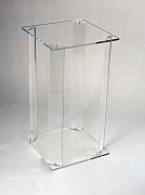 Console Carrée en Plexiglas - Epaisseur : 10 mm - Hauteur : 80 cm