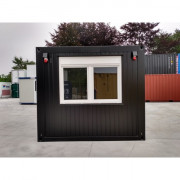 Container De Bureau Noir 6 X 3 M