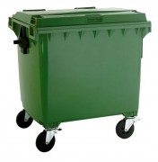 Conteneur à déchets 4 roues en plastique