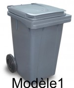 Conteneur à déchets avec couvercle