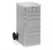 Conteneur de documents confidentiels aluminium