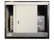 Conteneur de stockage 3 m pour 2 IBC 1000 litres