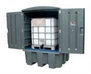 Conteneur de stockage PEHD - Rétention 1000 L