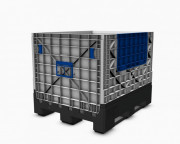 Conteneur de stockage pliable - Dim. Ext.: 1200x1000x975 mm-Dim. Int.: 1134x940x815 mm