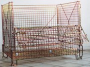 Conteneur en fil pliable industriel