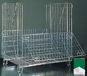 Conteneur grillagé en fil d'acier