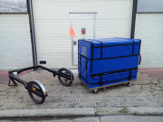 Conteneur isotherme pour remorque vélo - Capacité 880 L