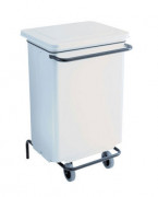 Poubelle HAACP pour restaurant en acier - 70 L ou 110 L - L440 x P480 x H755 mm