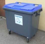 Conteneur roulant 660 Litres