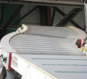 Convoyeur à bandes courbes