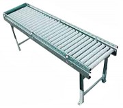 Convoyeur à rouleaux en acier, PVC ou inox - ?20 à ?60 mm