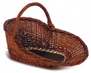 Corbeille à fruits osier brut