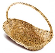 Corbeille à fruits ovale en osier