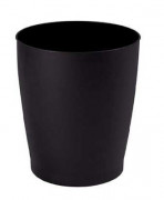 Corbeille a papier - 9 L - Polypropylène noir 100% recyclé