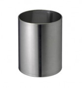 Corbeille à papier en inox 11 L - Ø.230 x H.280 mm