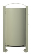 Corbeille acier sur pied - 60 ou 100 L