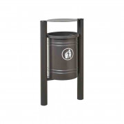 Corbeille avec couvercle