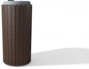 Corbeille de ville en plastique écologique