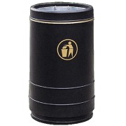 Corbeille de ville en polyéthylène 90 L