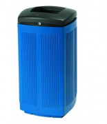 Corbeille en plastique recyclable 60l